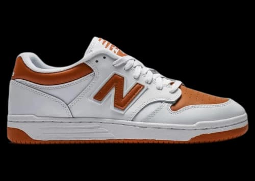 New Balance 480 White Orange