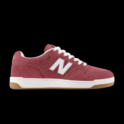 New Balance 480 Redwood White