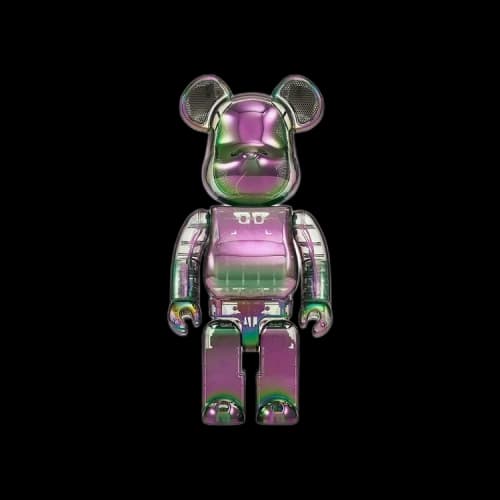 Bearbrick BE@RBRICK Portable Bluetooth Speaker 'Black Aurora'
