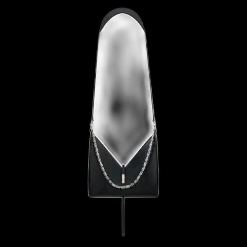 Givenchy Small Cut Out Bag In Box Leather With Chain Black