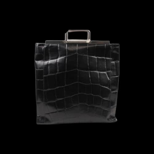 Givenchy Crocodile Embossed Shopper Bag 'Black'