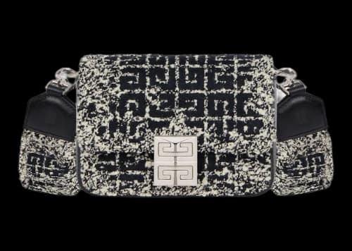 Givenchy Small 4G Bag In Tweed Black