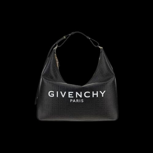 Givenchy Small Moon Cut-Out Hobo Bag 'Black'