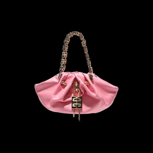 Givenchy Kenny Logo Detailed Shoulder Bag 'Bright Pink'