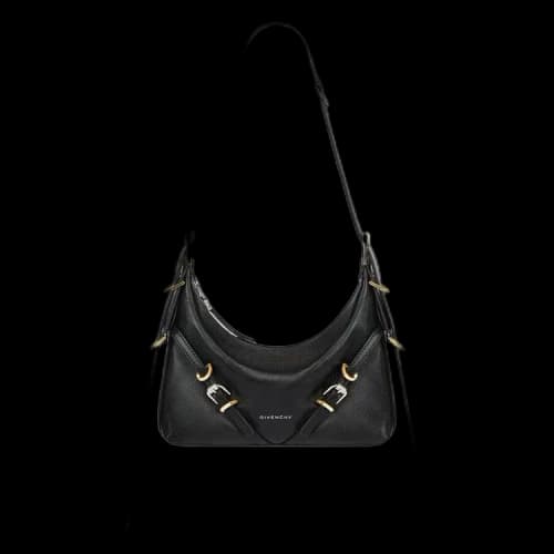 Givenchy Mini Voyou Bag In Leather Black