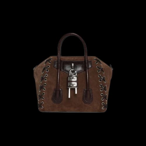Givenchy Mini Antigona Lock Bag 'Walnut Brown'