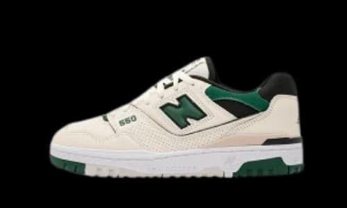 New Balance 550 Sea Salt Pine Green