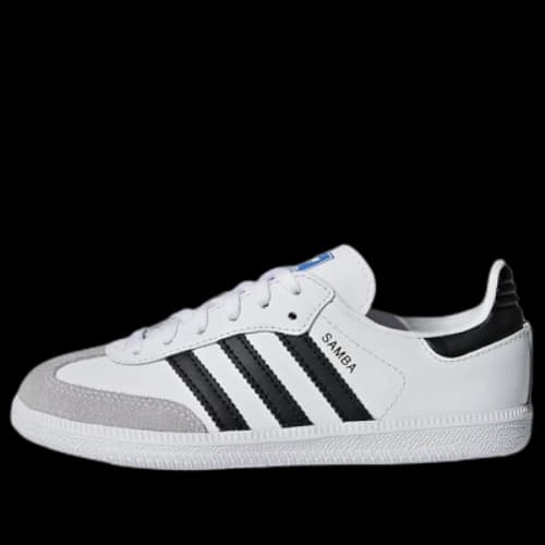 (GS) adidas Samba OG J 'White Black Gray'