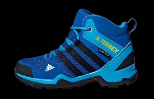 (GS) adidas Terrex Ax2r Mid Rain.Rdy 'Blue Black'