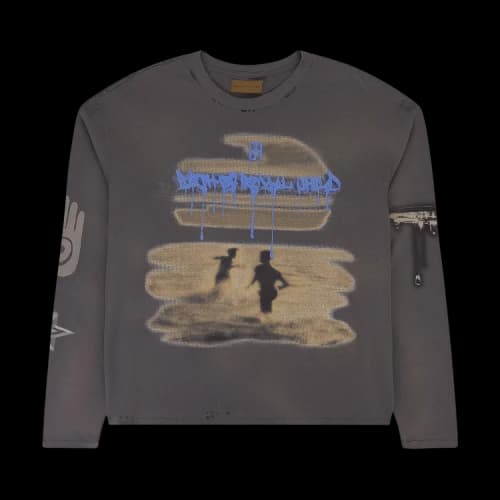 Birth Of Royal Child Sunset Printed Long-Sleeve T-Shirt 'Black'