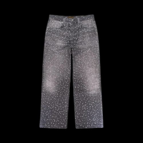 Birth Of Royal Child Diamond Denim Straight-Fit Jeans 'Black'