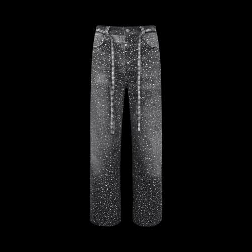 Birth Of Royal Child Diamond Boro Pant Black
