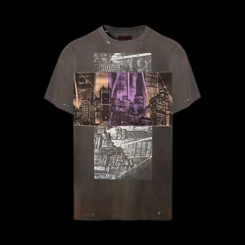 Birth Of Royal Child Akira Destroyed Vintage Tee 'Grey'