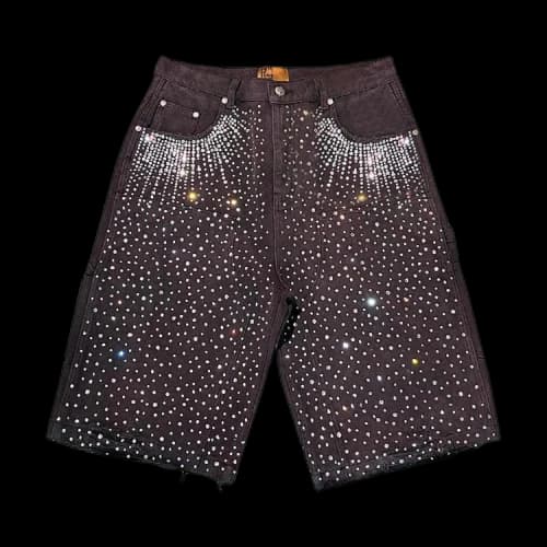 Birth Of Royal Child Redial Diamond Jorts 'Black'
