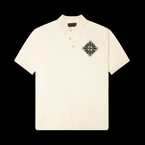 Birth Of Royal Child Fluid Placket Polo 'White'
