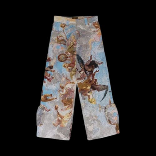 Birth Of Royal Child Pozzoartistic Jacquard Cargo Pants 'Multicolor-Color'