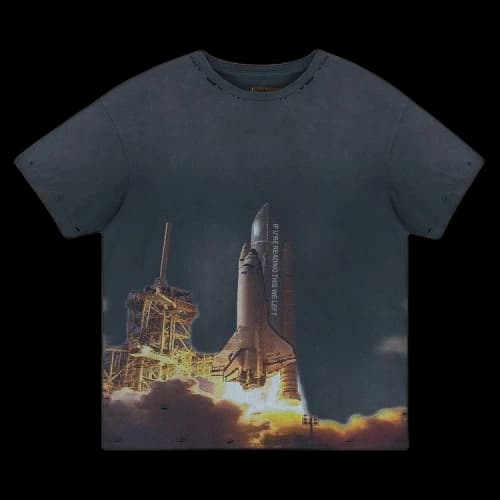 Birth Of Royal Child Rocket T-Shirt 'Navy'