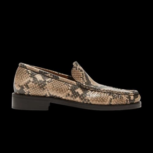 Acne Studios Loafer 'Beige Snake Print'
