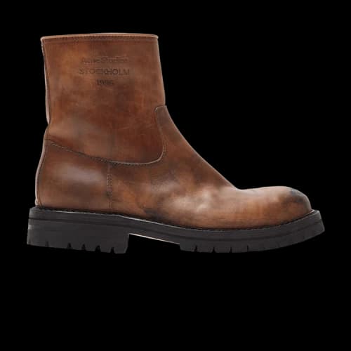 Acne Studios Leather Boots 'Brown'