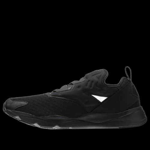 Reebok Unisex Furylite Slip-On Emb Running Shoes Black