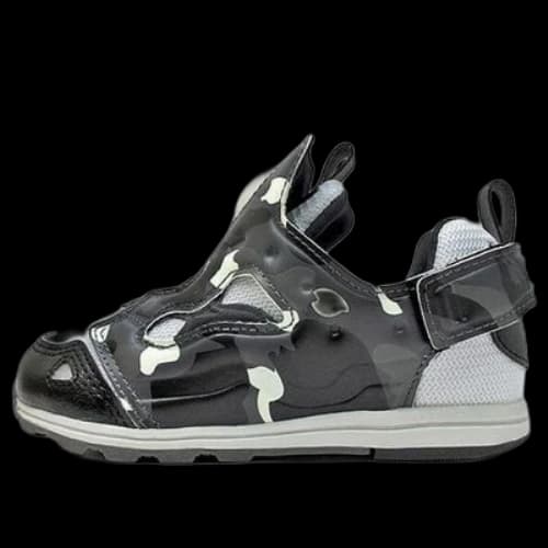 BAPE x Reebok Instapump Fury Night Light Co-Star Children's Shoes Black/White