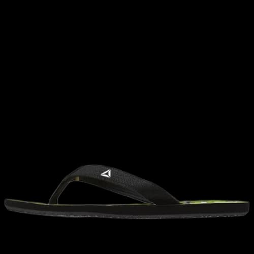 Reebok Flip C Black Slippers (Women's)