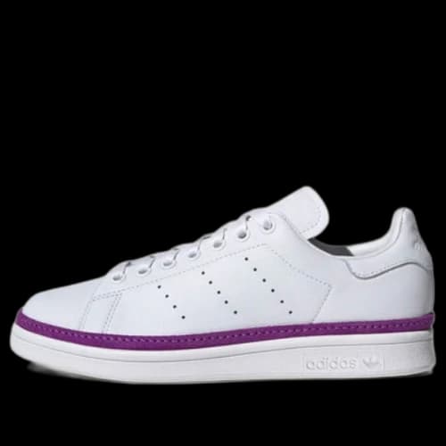 adidas originals Stan Smith New Bold 'White Purple' (Women's)