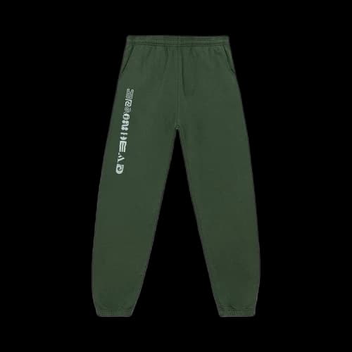 Brain Dead Heavyweight Embroidered Sweatpants 'Green'