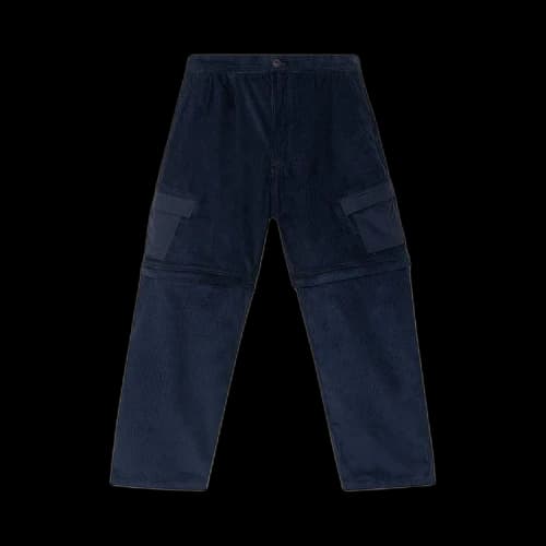 Brain Dead Convertible Corduroy Zip Off Pant 'Navy'