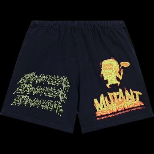 Brain Dead Mutant Sequencer Rearrange Your DNA Jersey Short 'Navy'