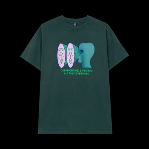 Brain Dead Brain Vision T-Shirt 'Blue'