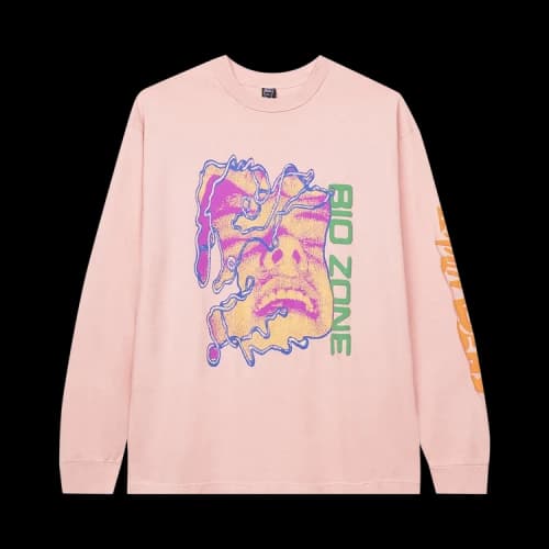 Brain Dead Bio Zone Long-Sleeve Shirt 'Pink'