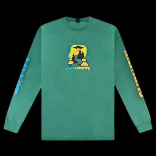 Brain Dead Adapt/Survive Long-Sleeve T-Shirt 'Green'