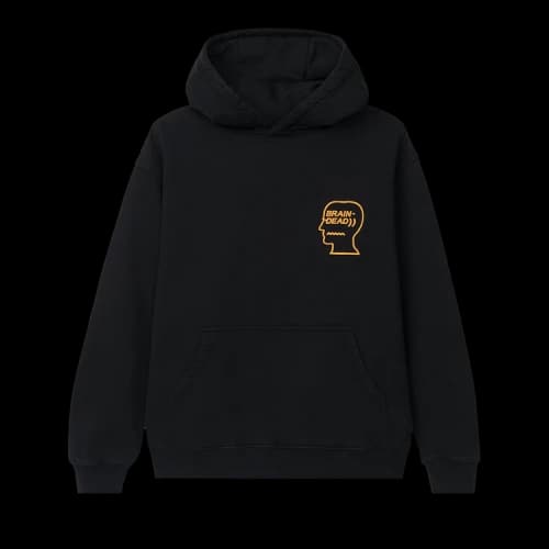 Brain Dead Lover's Embrace Hooded Sweatshirt 'Black'