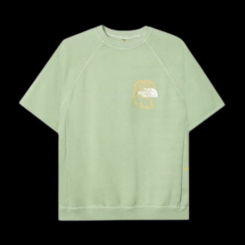 Brain Dead x The North Face Short-Sleeve Climber Crewneck Sweater 'Green'