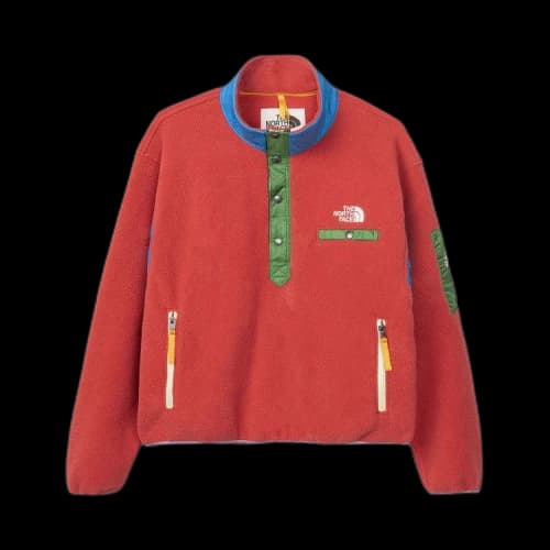 Brain Dead x The North Face 89 Placket Pullover Fleece 'Sunbaked Red'
