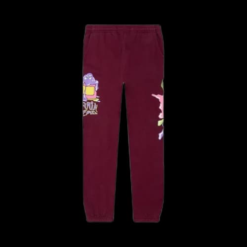 Brain Dead Paintman Sweatpant 'Burgundy'
