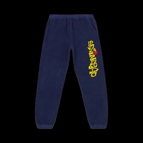Brain Dead Slime Reverse Fleece Sweatpant 'Navy'