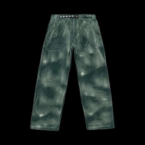 Brain Dead Bleached Cord Climber Pant 'Mallard Green'