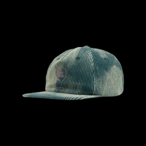 Brain Dead Bleach Cord Logo Head 5 Panel Cap 'Mallard Green'
