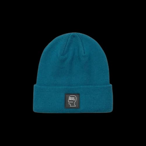 Brain Dead Logo Head Wool Beanie 'Mallard Green'