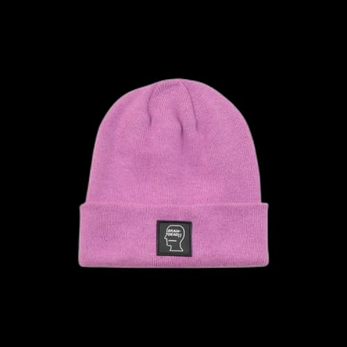 Brain Dead Logo Head Wool Beanie 'Lavender'