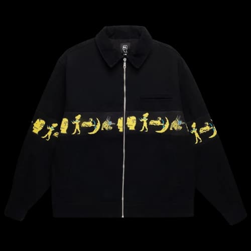 Brain Dead Egyptian Canvas Jacket 'Washed Black'