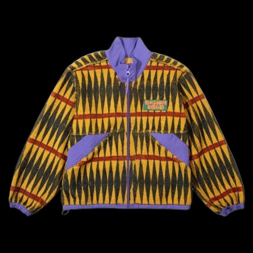 Brain Dead Configuration Sherpa Jacket 'Mustard'