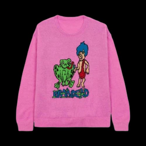 Brain Dead Buddies Sweater 'Fuschia'