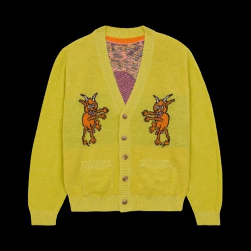 Brain Dead Devil�s Cardigan 'Gold'