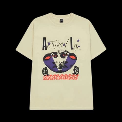 Brain Dead Artificial Life T-Shirt 'Sand'