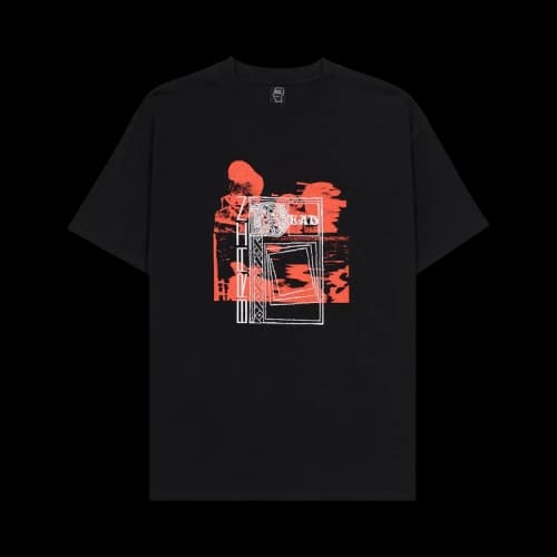 Brain Dead Fractal Zone T-Shirt 'Washed Black'