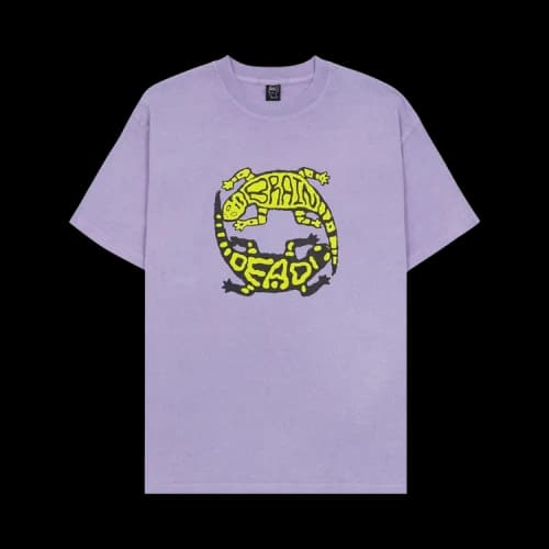 Brain Dead Lizard Lock T-Shirt 'Lavender'