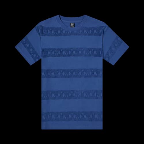 Brain Dead Bubble Burnout Tee 'Navy'